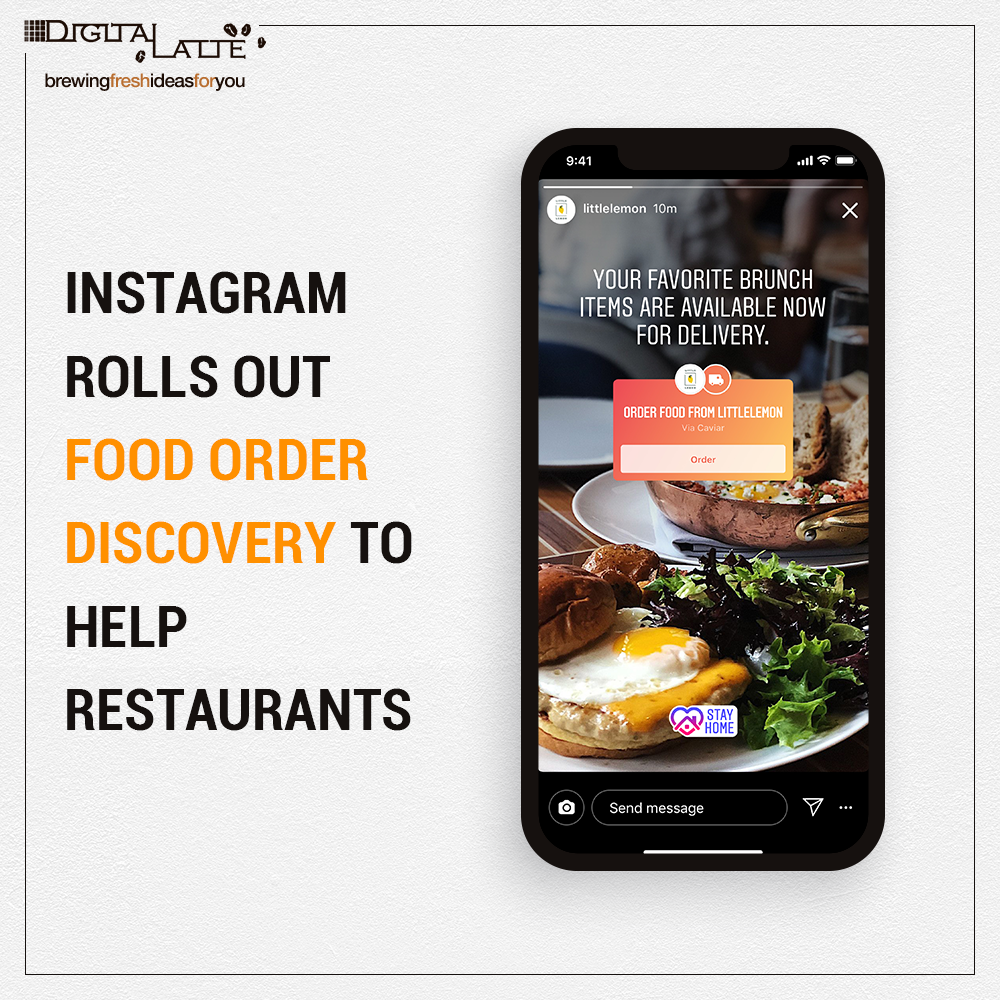 Instagram Food Order Discover Sticker Update